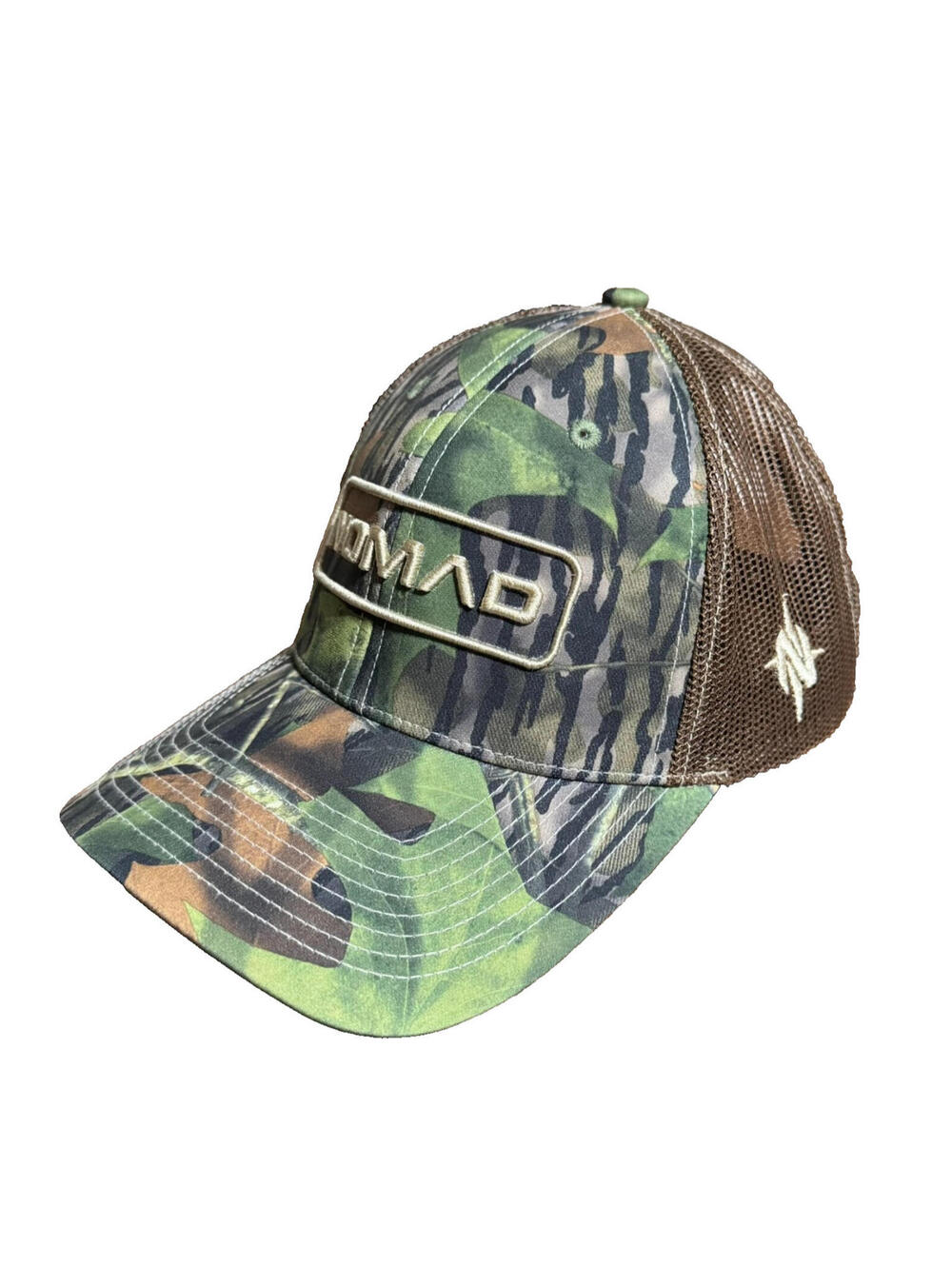 Nomad Men's Duck Camo Mesh Trucker Hat Twill One Size Fits Most EUC
